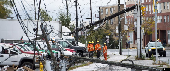 Hurricane Sandy Canada Toronto Outages