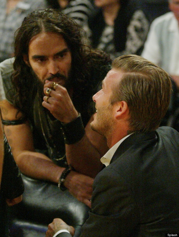 russell brand david beckham