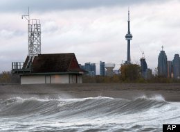 Sandy Bringing the Rain And Cold