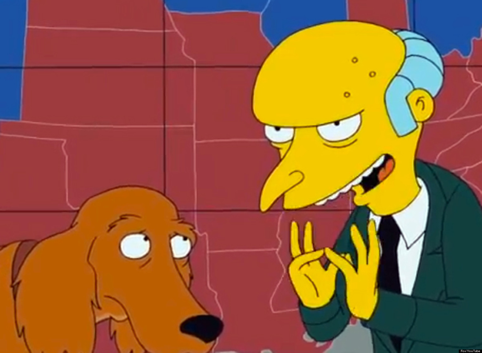 'The Simpsons': Mr. Burns Endorses Mitt Romney (VIDEO)1536 x 1126