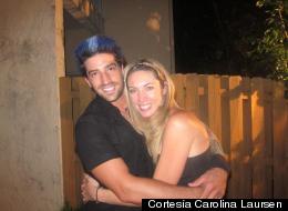 Carolina Laursen en su cumple actuó con David Chocarro para los invitados