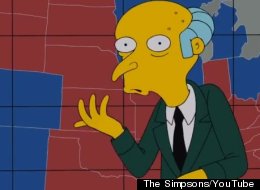 El Señor Burns de Los Simpson apoya a Mitt Romney (VIDEO)