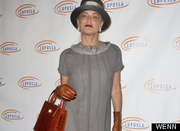 Sharon Attempts Bag Lady Chic. Fails.