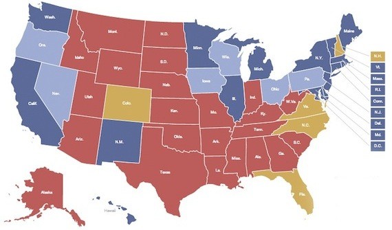 electoral votes 2012