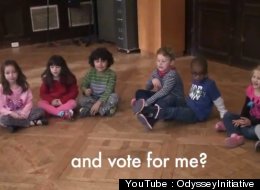 Kids Ask Americans To 'Vote For Me Until I Can'