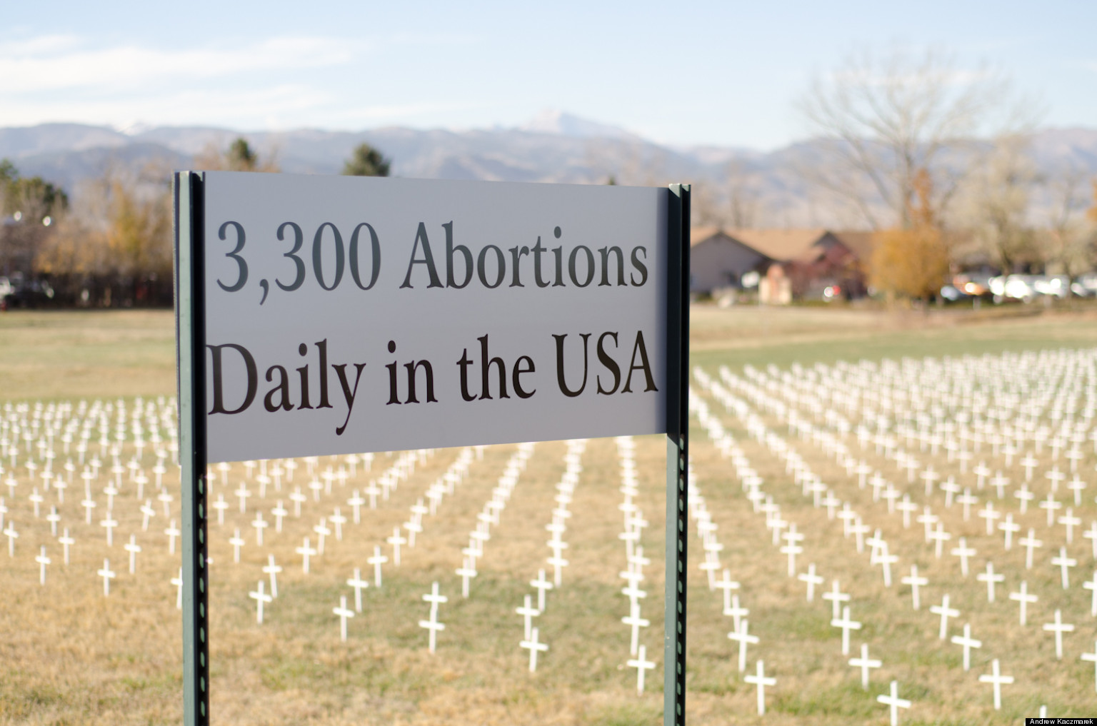 Sacred Heart Of Mary Church In Boulder Leaves Anti-Abortion Display Up