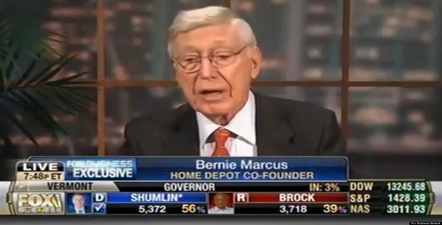 Home Depot Co-Founder Bernie Marcus: If Romney Wins, 'Smiles' Will Turn ...