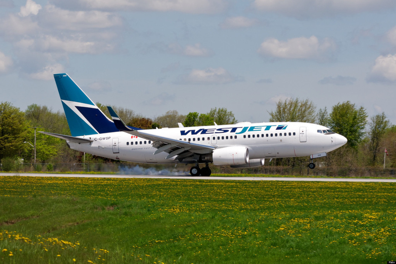 WestJet Flight Makes Emergency Landing After Report Of Possible Smoke