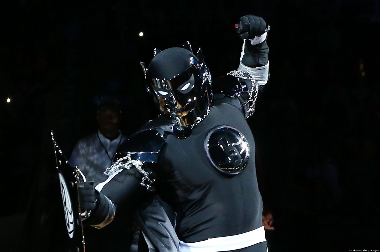 BrooklyKnight, Brooklyn Nets Mascot, Debuts At Barclays Center (VIDEO