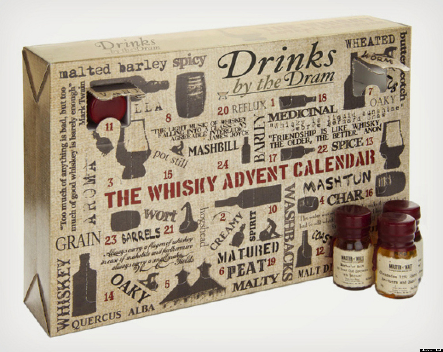 Whisky Advent Calendar Lets You Booze In The Days Leading Up To