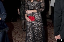 Duchess Kate Does The Recycling Again (And We Still Love That Lace Temperley Dress)