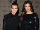 Kim Kardashian Dazzles In LBD At Fashion...