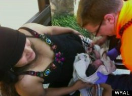 UNC Grad Student Catches Baby At Bus Stop