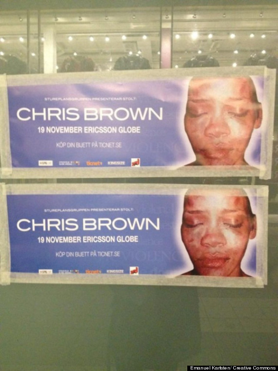 chris brown concert protested