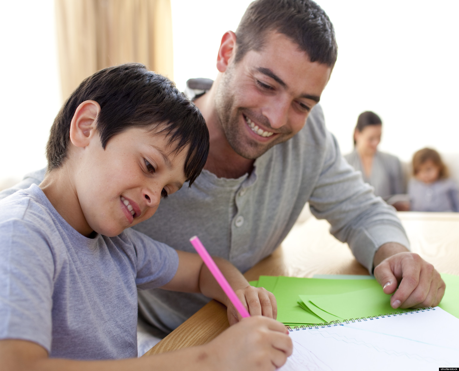 Divorced family and organizing homework