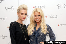 The Simpsons: Battle Of The Blondes As Jessica And Ashlee Attend Macy's Signing