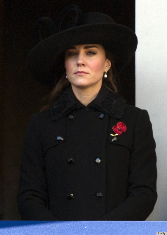 Kate Middleton Attends Remembrance Day Ceremony In Military Style 