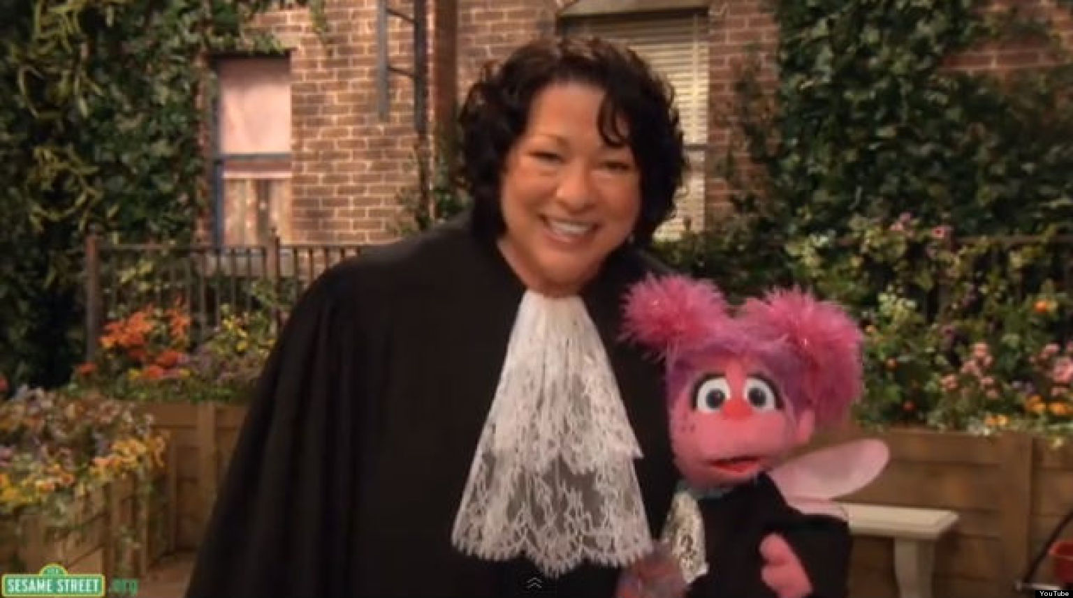 Supreme Court Justice Sonia Sotomayor Visits �Sesame