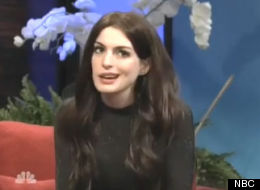 Anne Hathaway  on Anne Hathaway Hosted  Saturday Night Live  For The Third Time Last