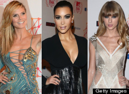 MTV EMAs 2012: Los vestidos de Heidi Klum, Kim Kardashian y Taylor Swift
