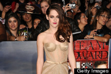 Kristen Stewart Goes Nude In Raciest Red Carpet Gown Ever At Twilight Breaking Dawn Part 2 Premiere