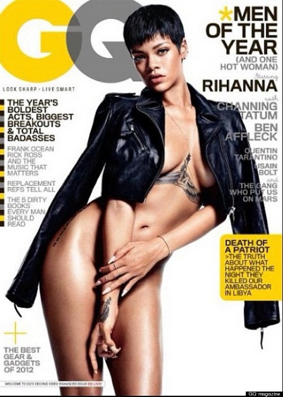 rihanna naked gq cover