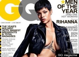 RiRi Goes Naked For GQ
