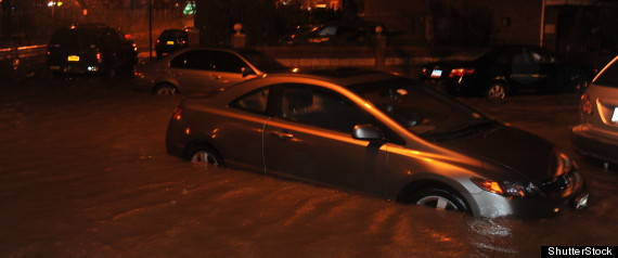 HURACAN SANDY AUTOMOVILES