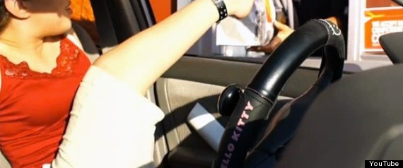 Armless Woman Drive Thru