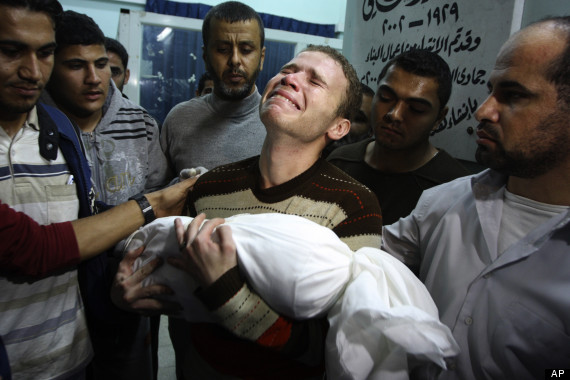 Jihad Misharawi, of BBC Arabic, lost baby Omar after his house was struck in Israel's air strike on Wednesday.