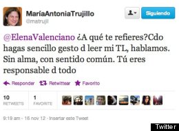 La exministra Trujillo se enzarza con Valenciano vía Twitter 