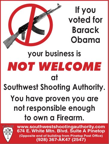 anti obama gun shop