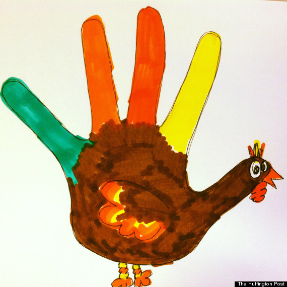 Hand Turkey Drawings Celebrate Thanksgiving By Sending Us