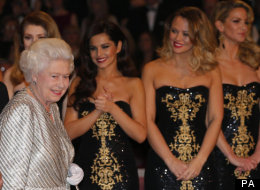 All Girls Together At Royal Variety Performance