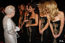 Girls Aloud Glitter For The Queen At Royal Variety Performance