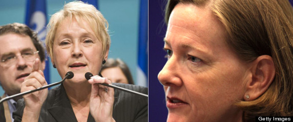 Alison Redford Pauline Marois