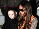 Victoria Beckham Jets To UK With Children...