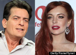 Charlie Sheen And Lindsay Lohan