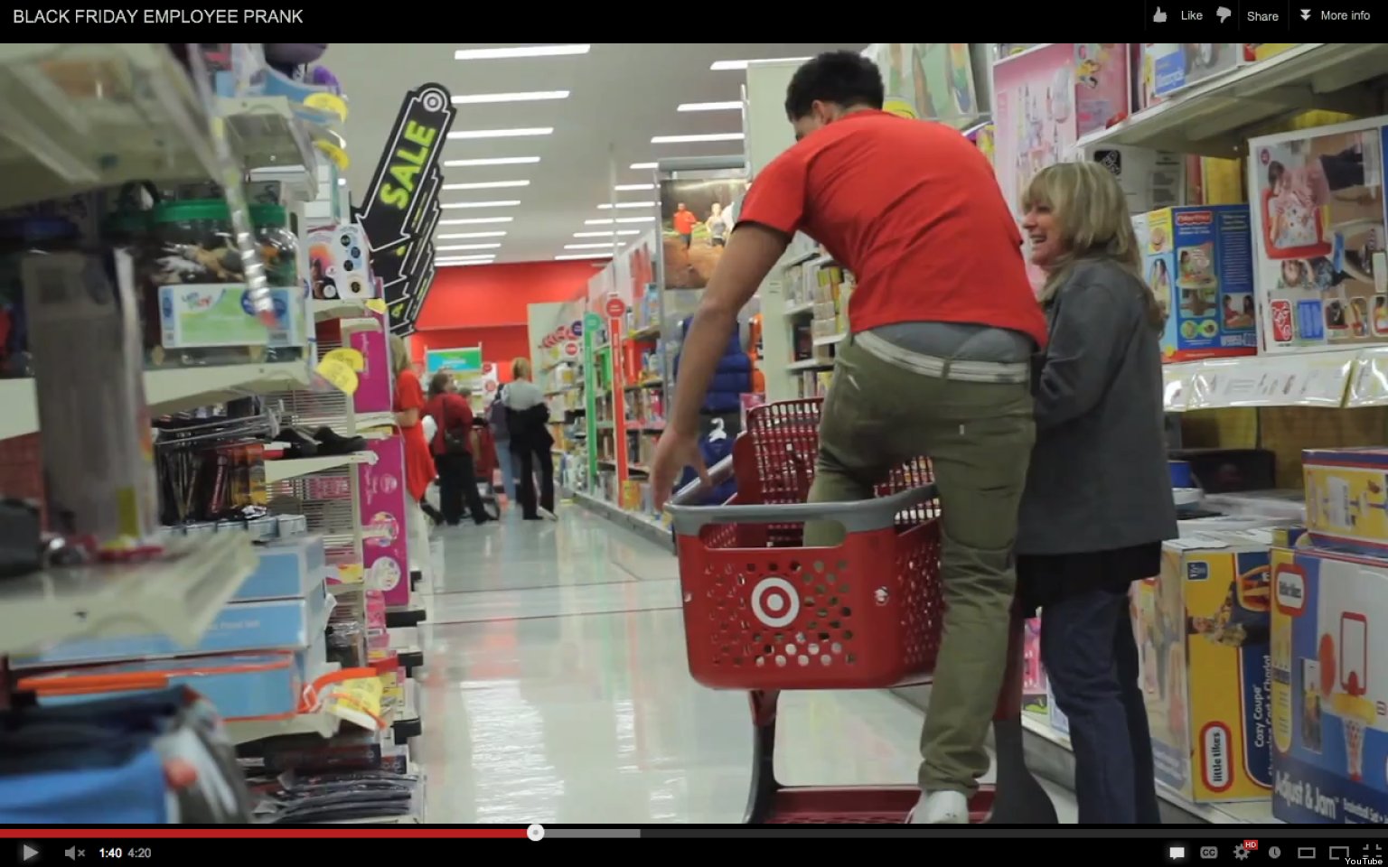 Black Friday Prank: Fake Target Employees Confuse Shoppers (VIDEO)
