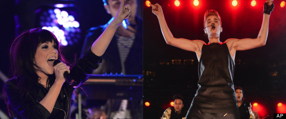 Justin Carly Rae Grey Cup