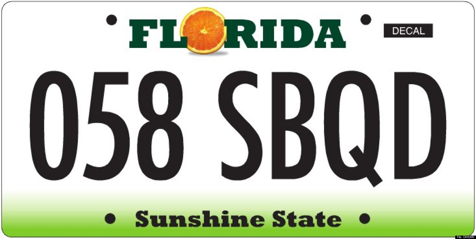 Florida's New License Plates State Asks Drivers To Vote On Designs