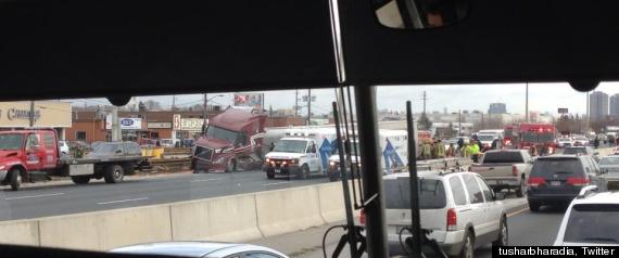 Gardiner Crash Toronto