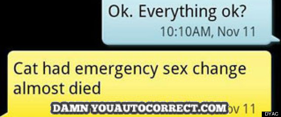 November Autocorrects