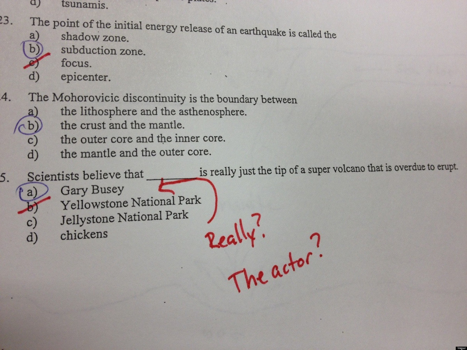 Exam Fails: Teacher Posts Hilarious Exam Answer On Reddit (PHOTO