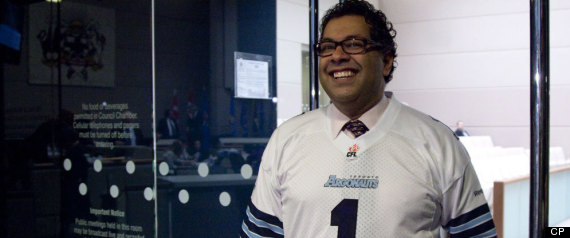 Naheed Nenshi Grey Cup Wager