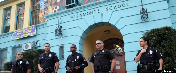 Hundreds of teachers from Miramonte Elementary School were put on paid leave by LAUSD for other misconduct allegations, after Miramonte teacher Mark Berndt was arrested for allegedly gagging, blindfolding and then photographing his students. (Getty Image)