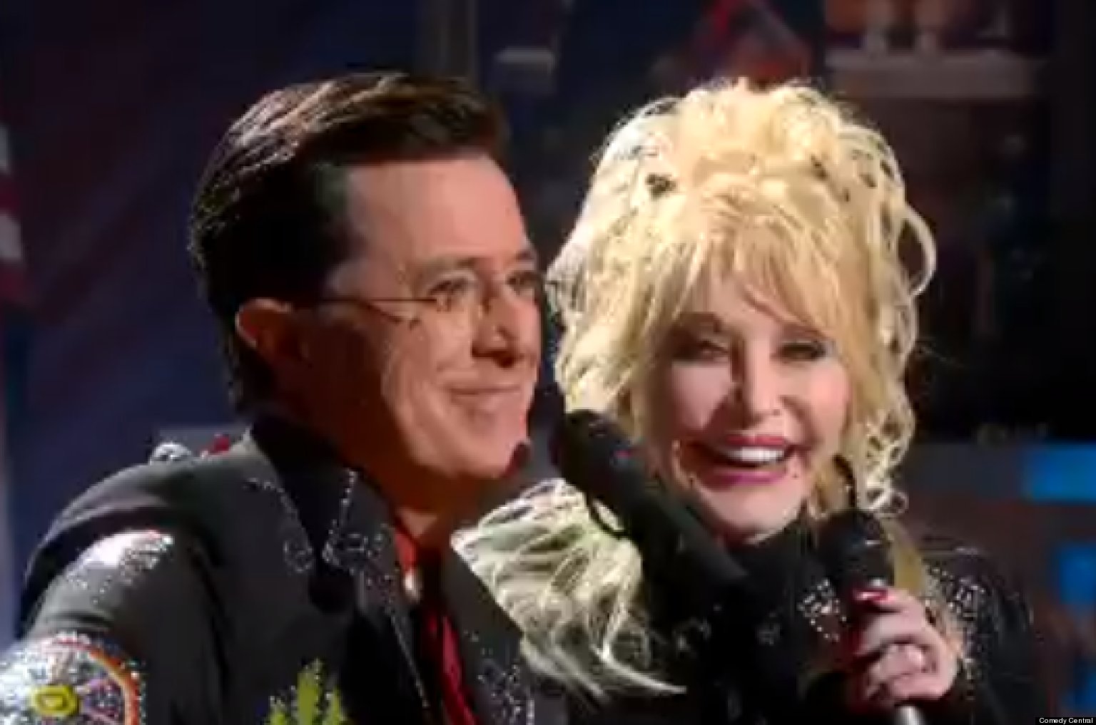 Stephen Colbert & Dolly Parton Sing 'Love Is Like A Butterfly' (VIDEO