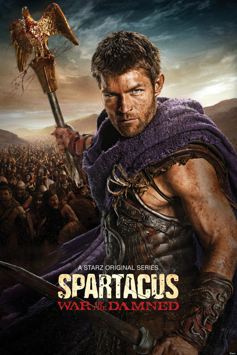 Spartacus War Of The Damned Official Poster For Starz Drama S Final Season Revealed Huffpost