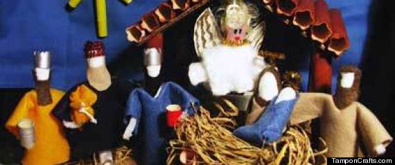 Tampon Nativity Scene