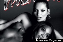 Kate Moss And Naomi Campbell Go Topless For Interview Magazine Cover